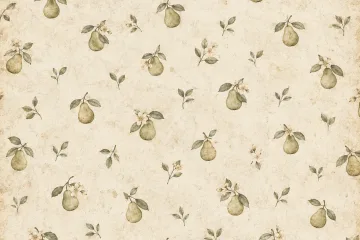 Country Farmhouse Digital Paper - Pears