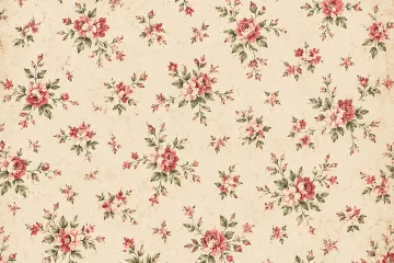 Country Farmhouse Digital Paper - Small Floral Print