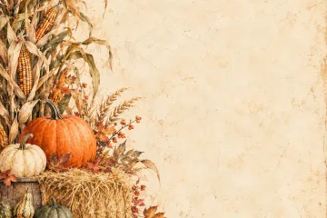 Fall, Autumn, or Halloween Digital Craft Seasonal Paper