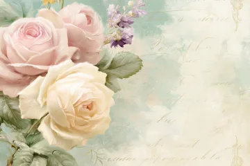 Large Floral Paper
