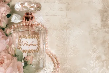 Boutique Scrapbook Paper Vintage & Shabby Chic Perfume Bottle