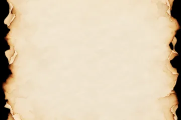 Transparent Tan Paper with Burned Egdes